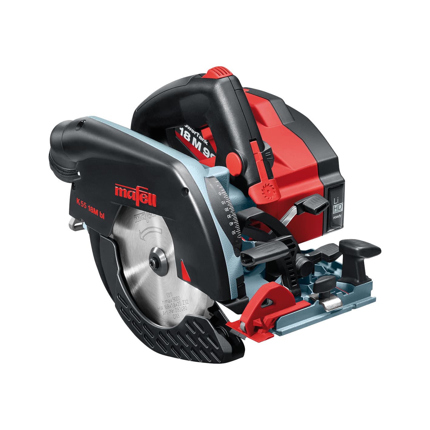 Akumulatorska ročna krožna žaga K 55 18M bl PURE v kovčku T-MAX
