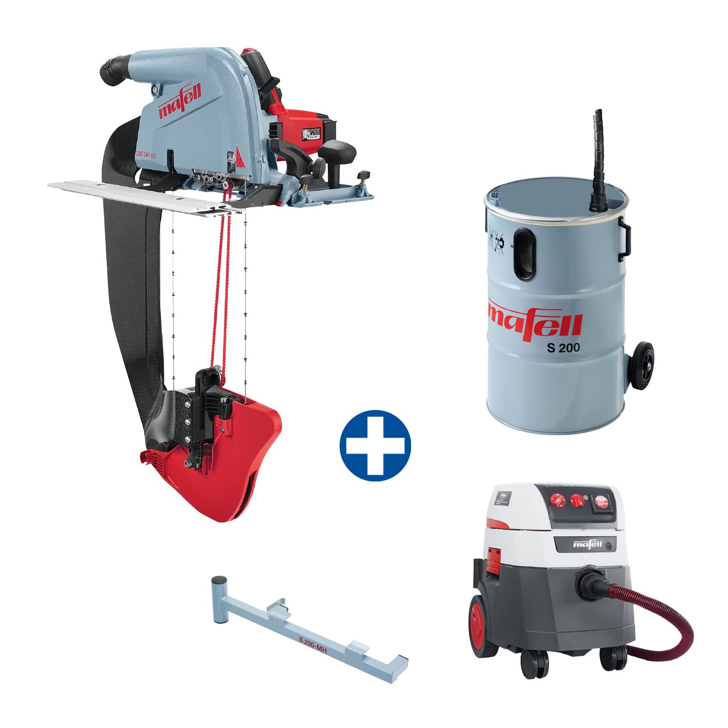 KOMPLET: Vrvna žaga za izolacijske materiale DSS 300 cc
