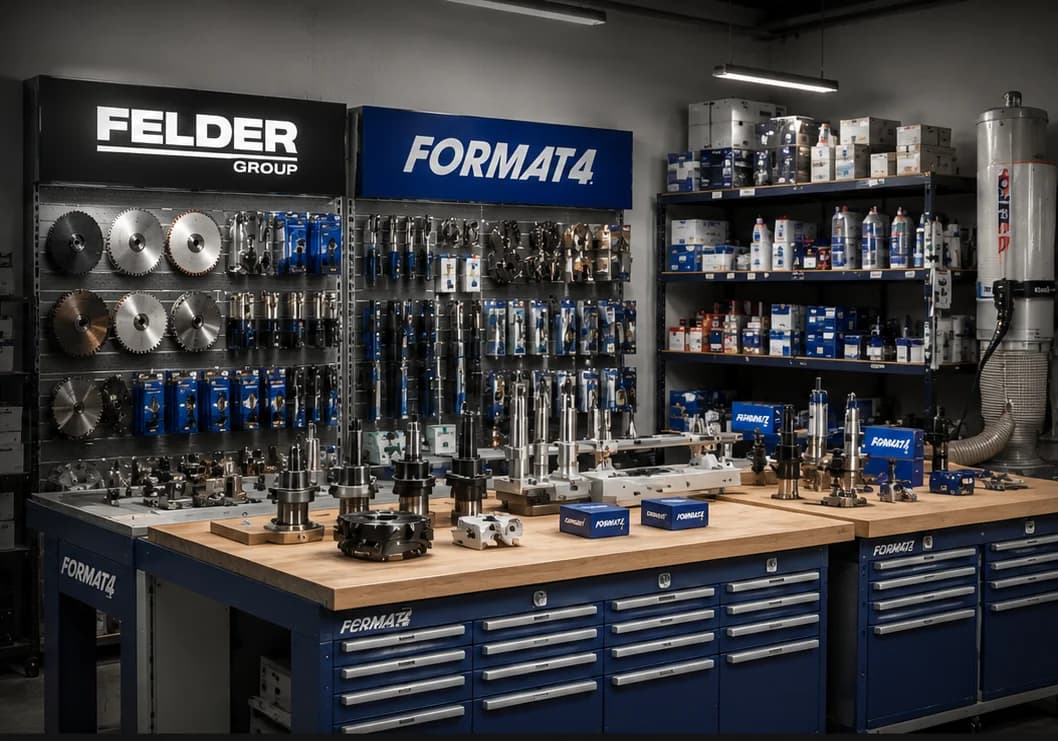 Totus showroom — Felder Group blades, tools and accessories