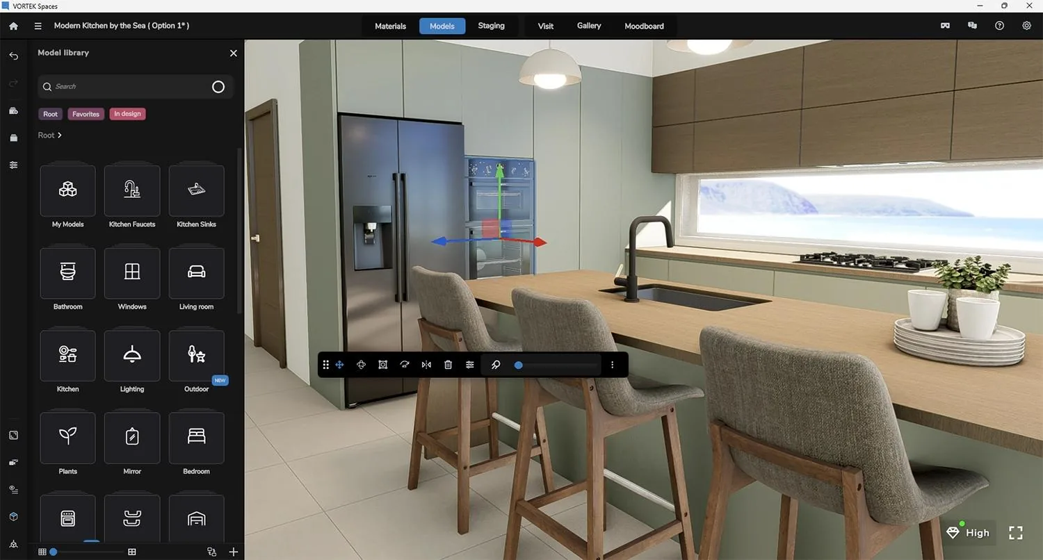 VORTEK — Program za 3D vizualizacijo