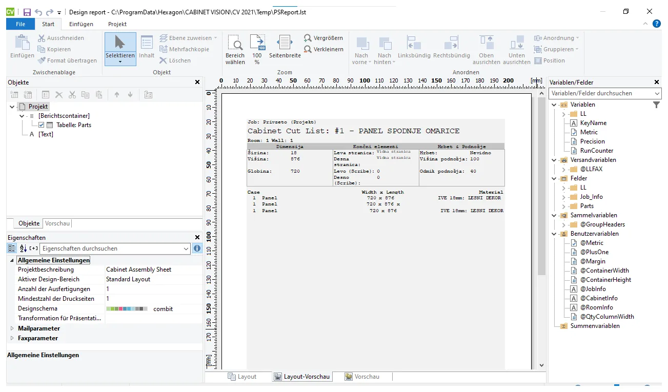 xReporting — Modul za izpise