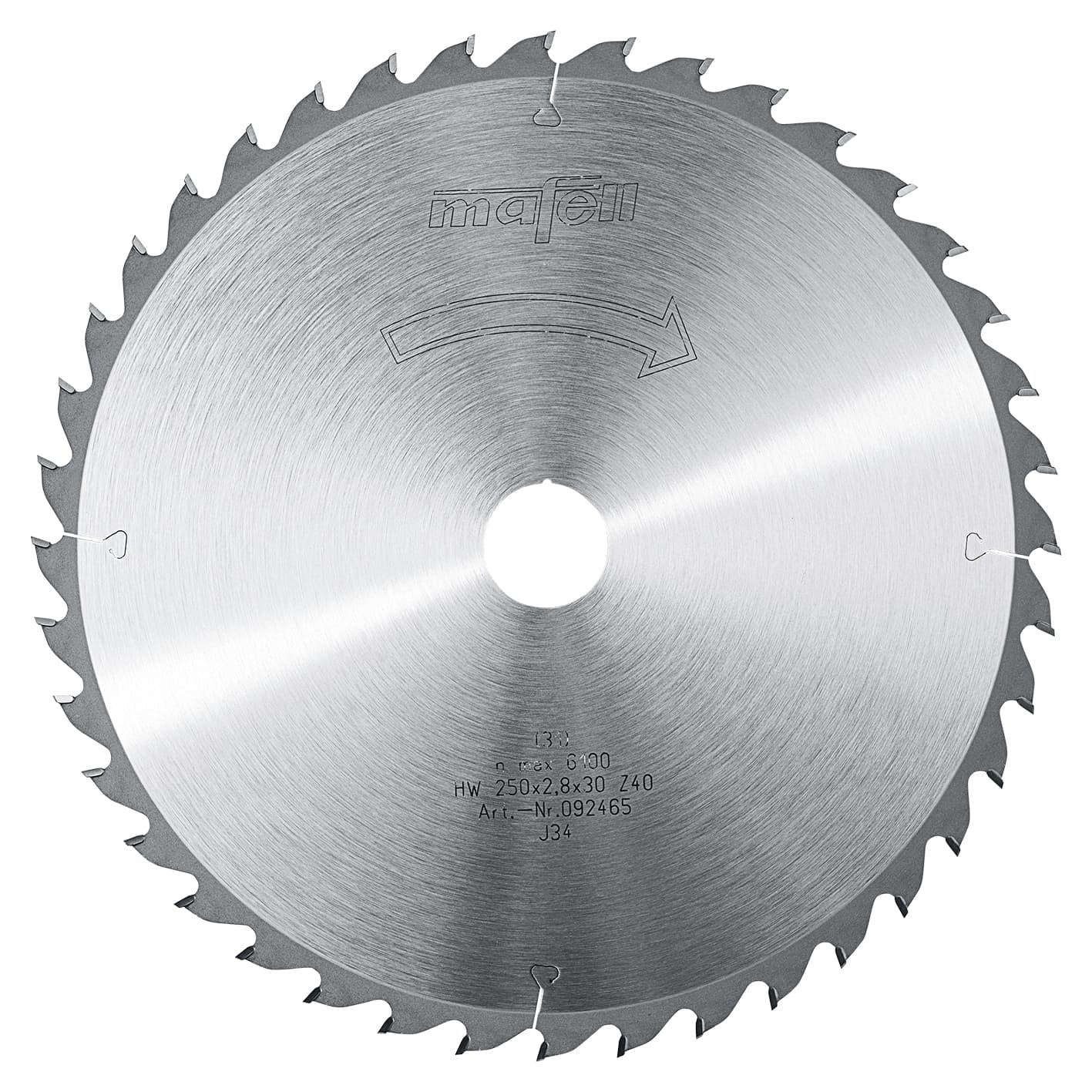 Žagin list HW Ø 250 mm