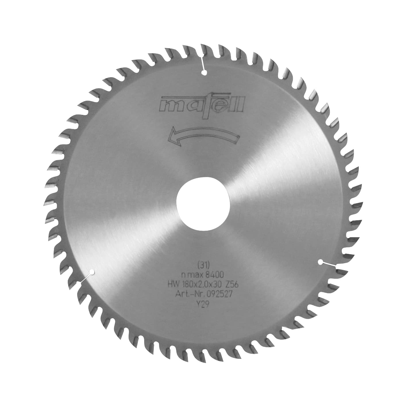 Žagin list HW Ø 180 mm
