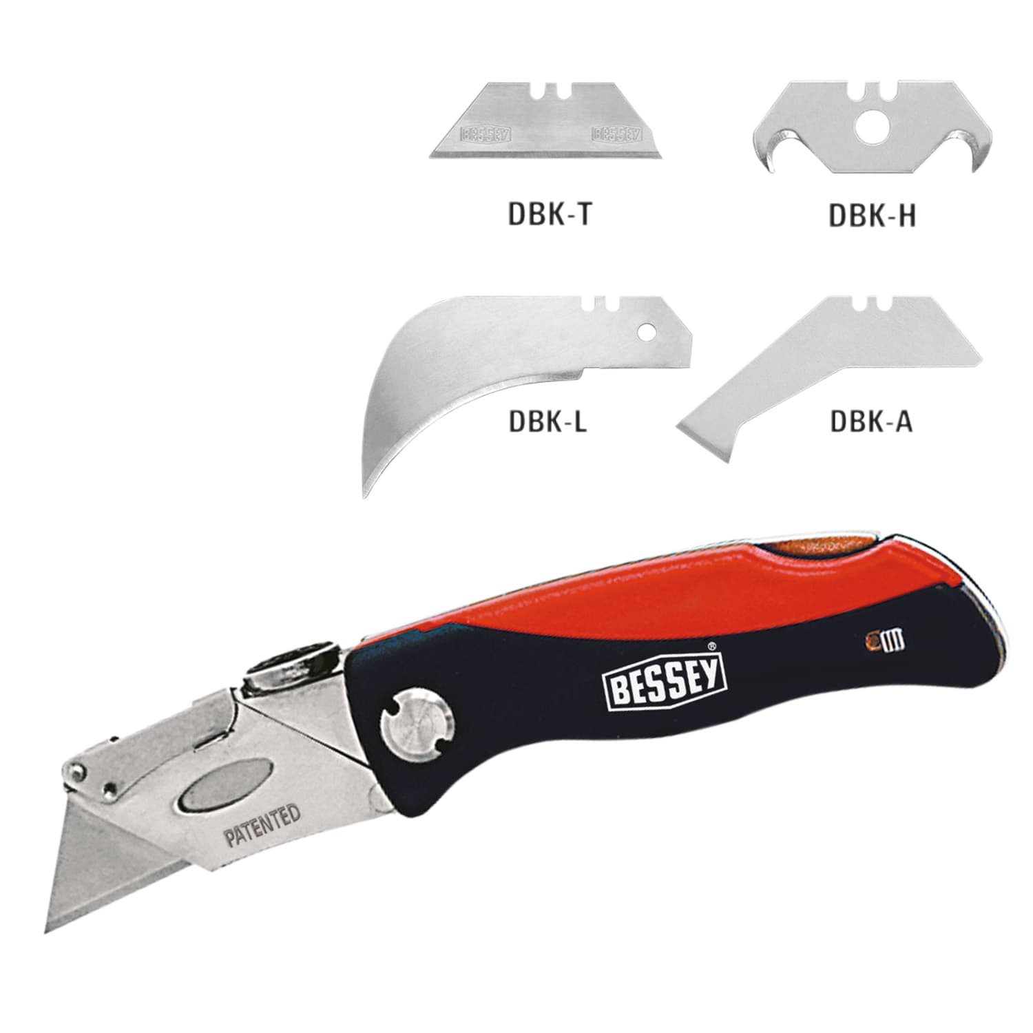 BESSEY® komplet sklopljivega noža z rezili