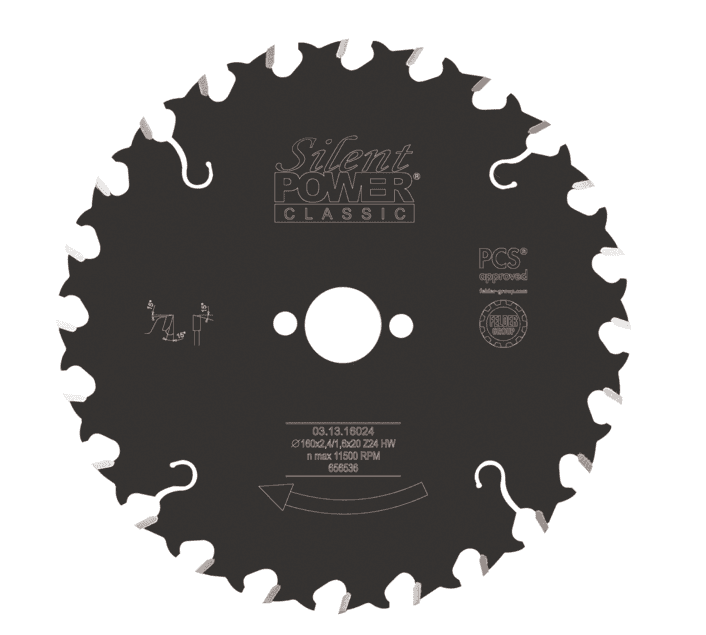 KOMPLET: HW univerzalni žagin list Silent-Power® Classic