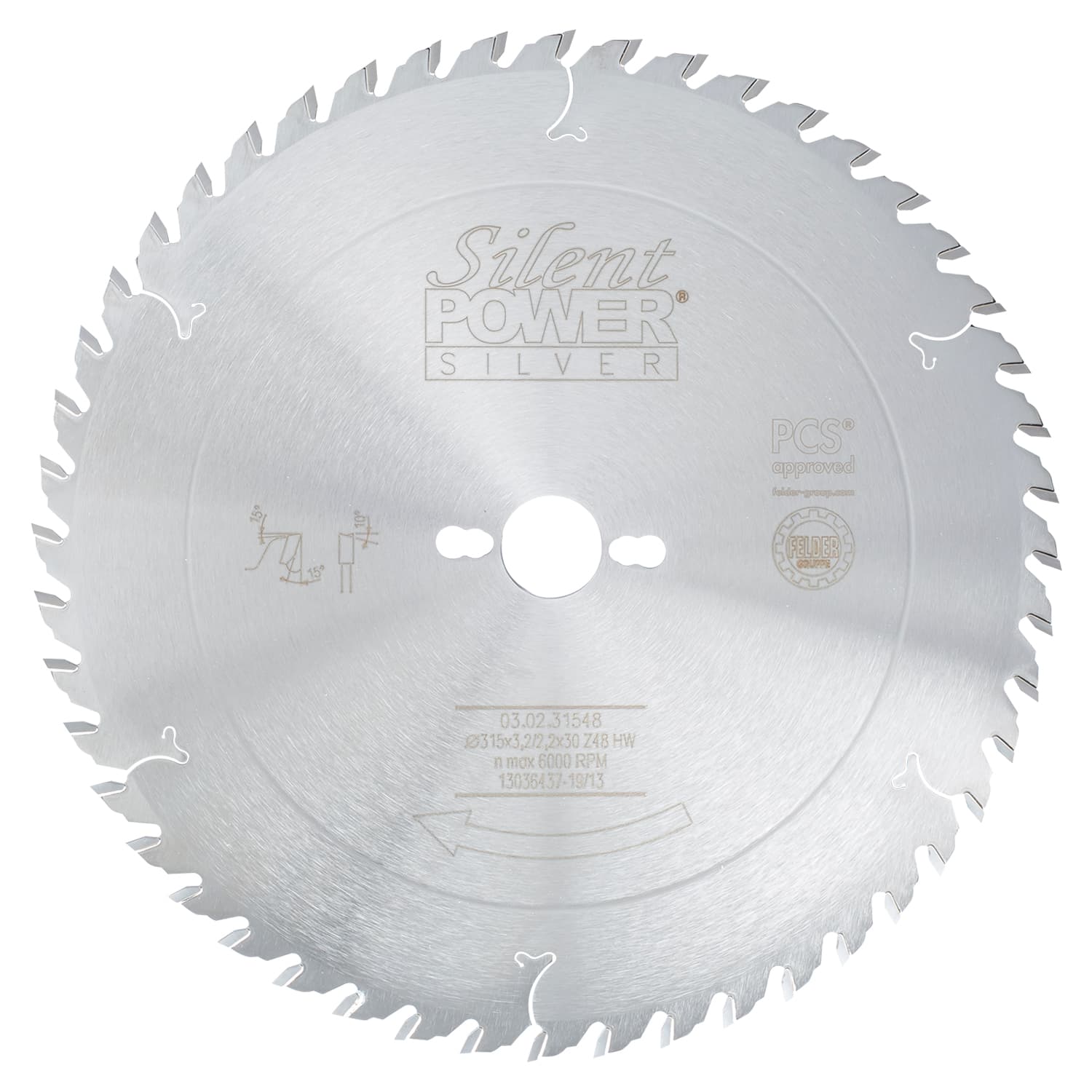 Univerzalni žagin list HW Silent-Power® Silver